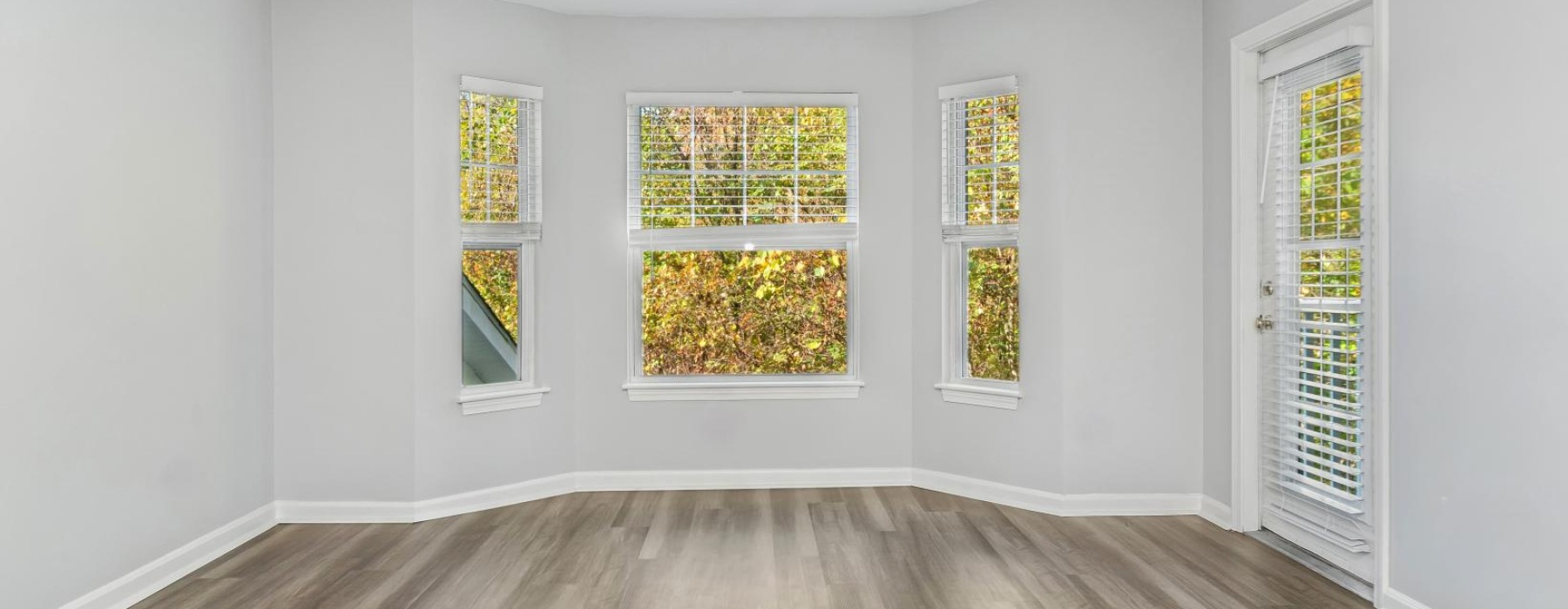 a room with windows