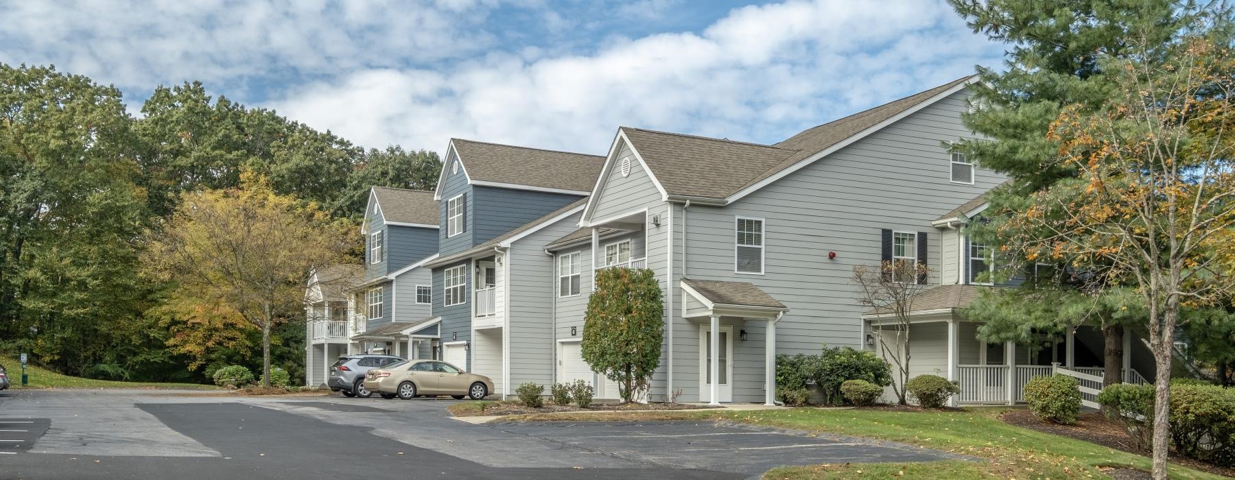 a row of buildings